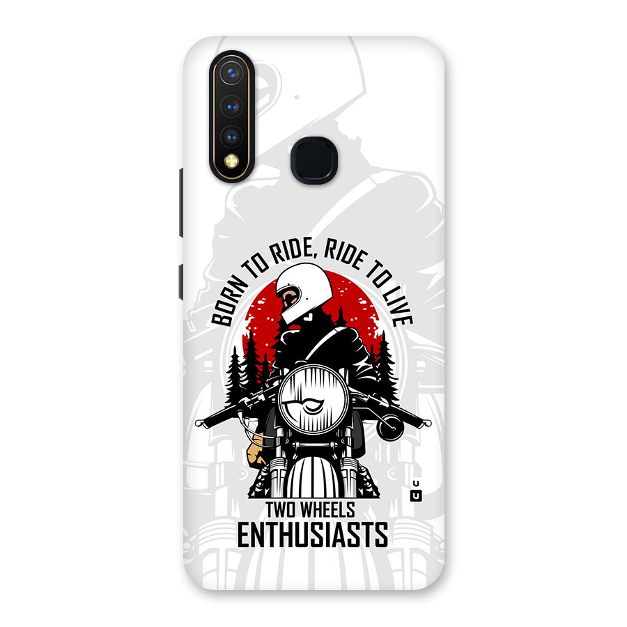 Ride To Live Back Case for Vivo U20