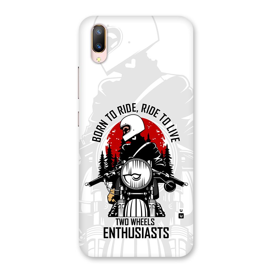 Ride To Live Back Case for Vivo V11 Pro