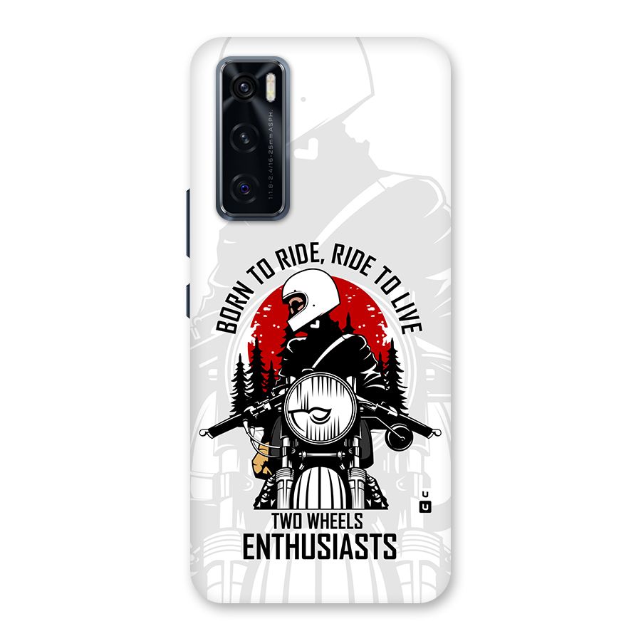Ride To Live Back Case for Vivo V20 SE