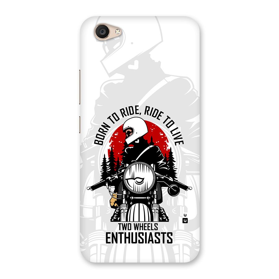 Ride To Live Back Case for Vivo V5 Plus