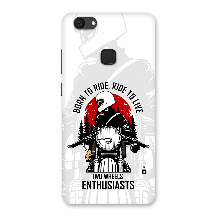 Ride To Live Back Case for Vivo V7 Plus