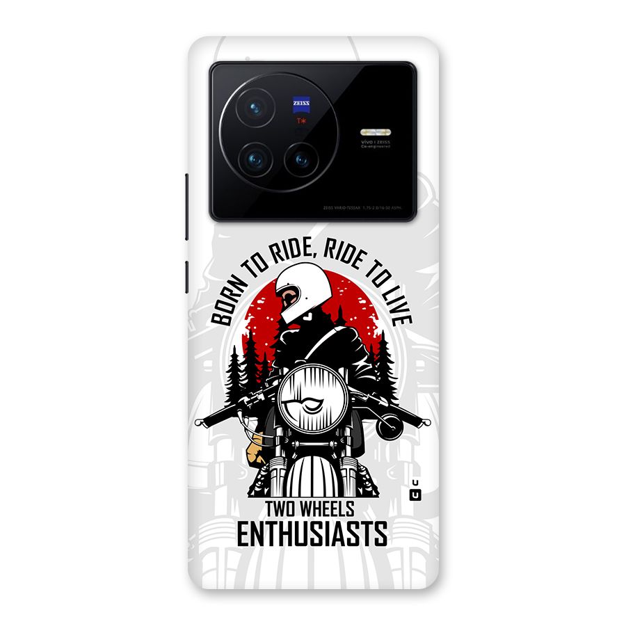 Ride To Live Back Case for Vivo X80