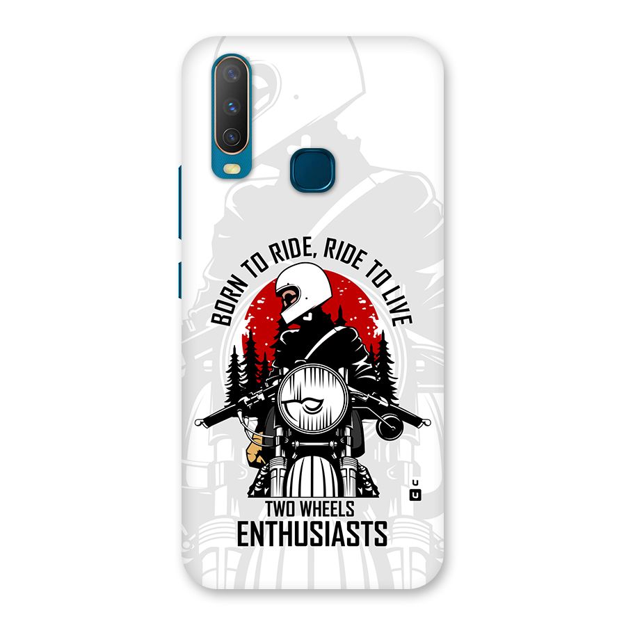 Ride To Live Back Case for Vivo Y11