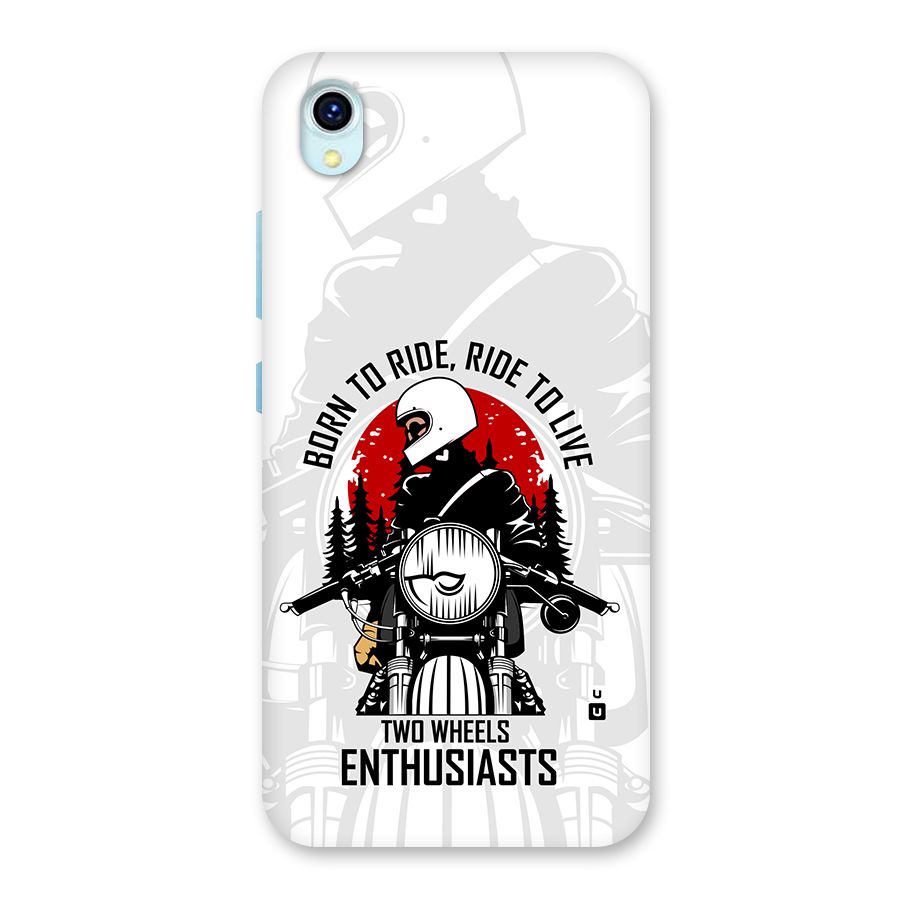 Ride To Live Back Case for Vivo Y1s