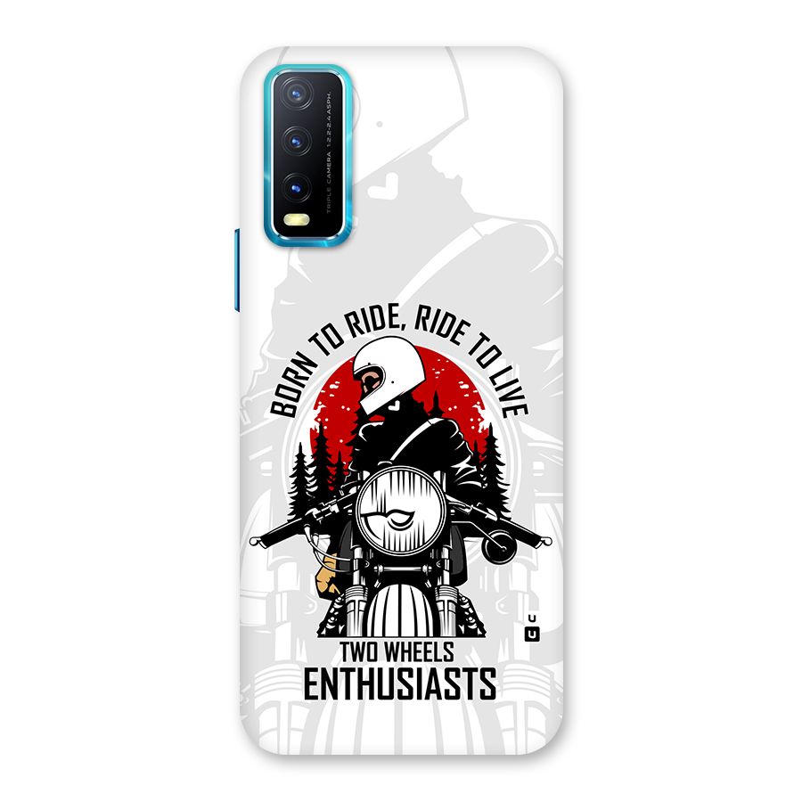 Ride To Live Back Case for Vivo Y20G