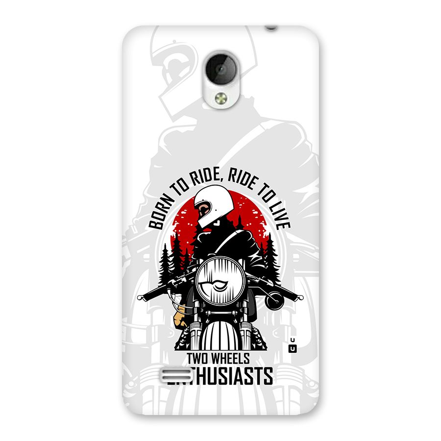 Ride To Live Back Case for Vivo Y21