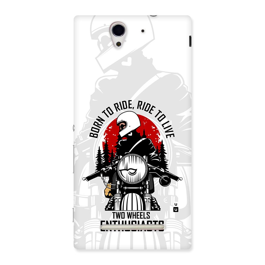 Ride To Live Back Case for Xperia C3