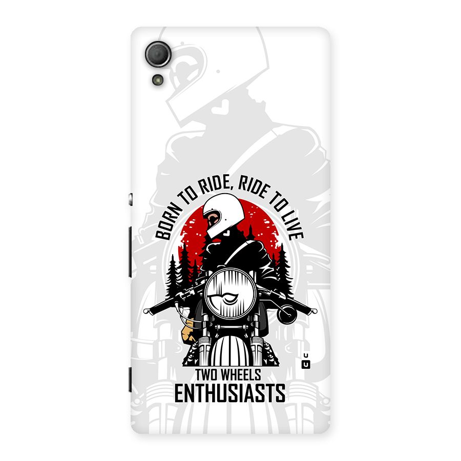 Ride To Live Back Case for Xperia Z3 Plus