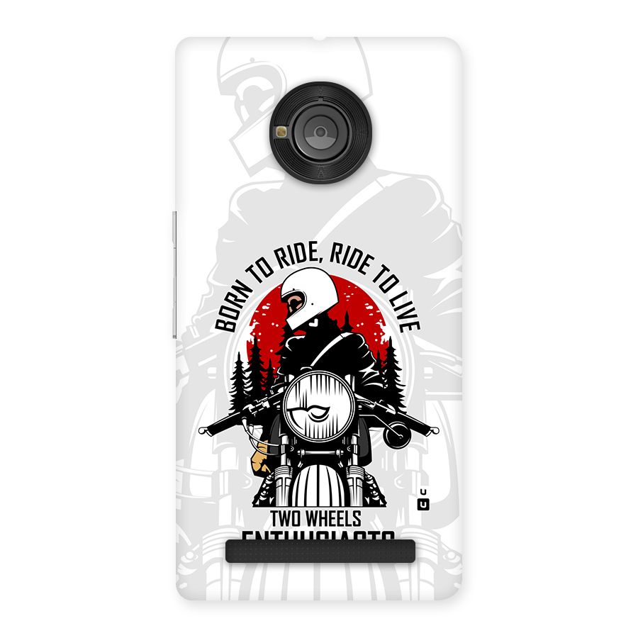 Ride To Live Back Case for Yunique