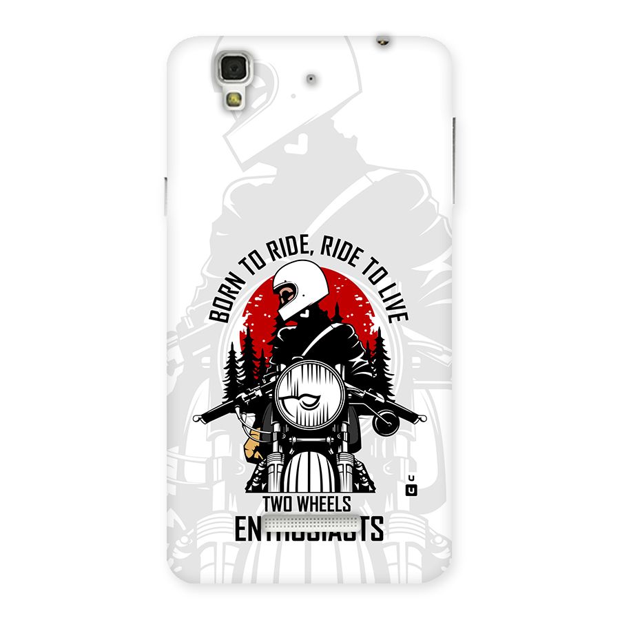 Ride To Live Back Case for Yureka