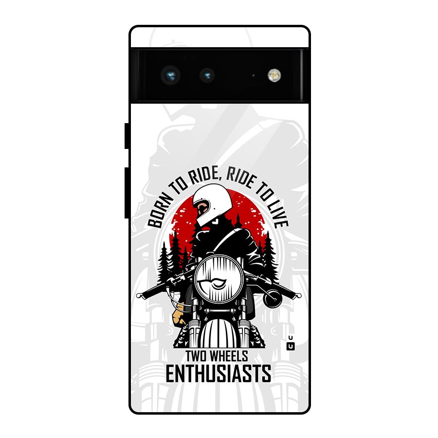 Ride To Live Glass Back Case for Google Pixel 6