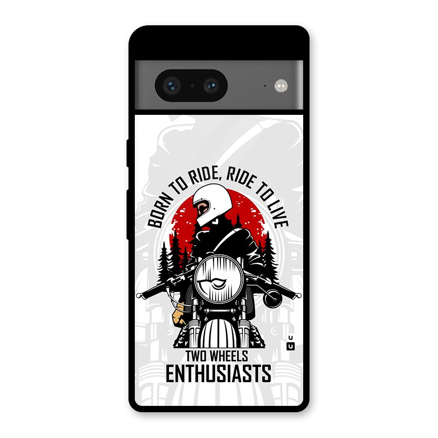 Ride To Live Glass Back Case for Google Pixel 7