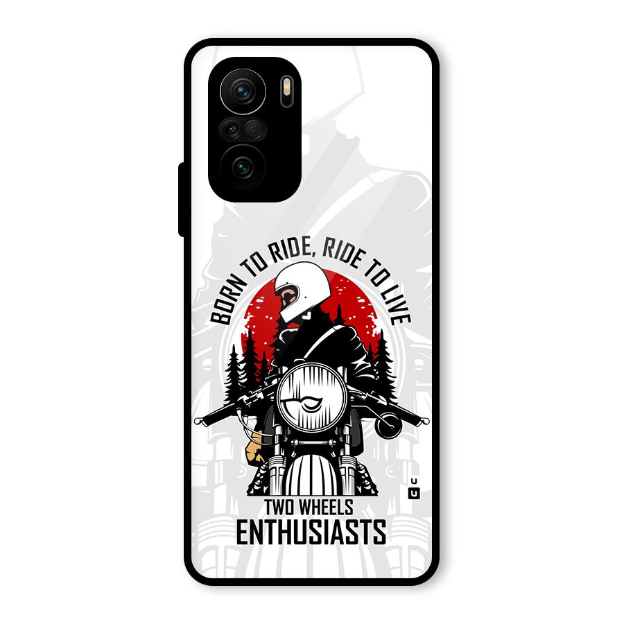 Ride To Live Glass Back Case for Mi 11x
