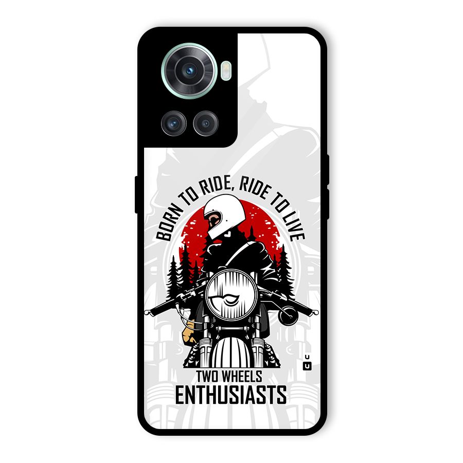 Ride To Live Glass Back Case for OnePlus 10R