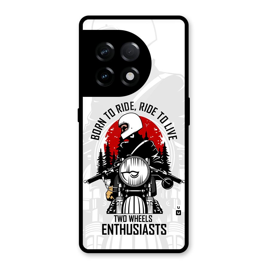 Ride To Live Glass Back Case for OnePlus 11R