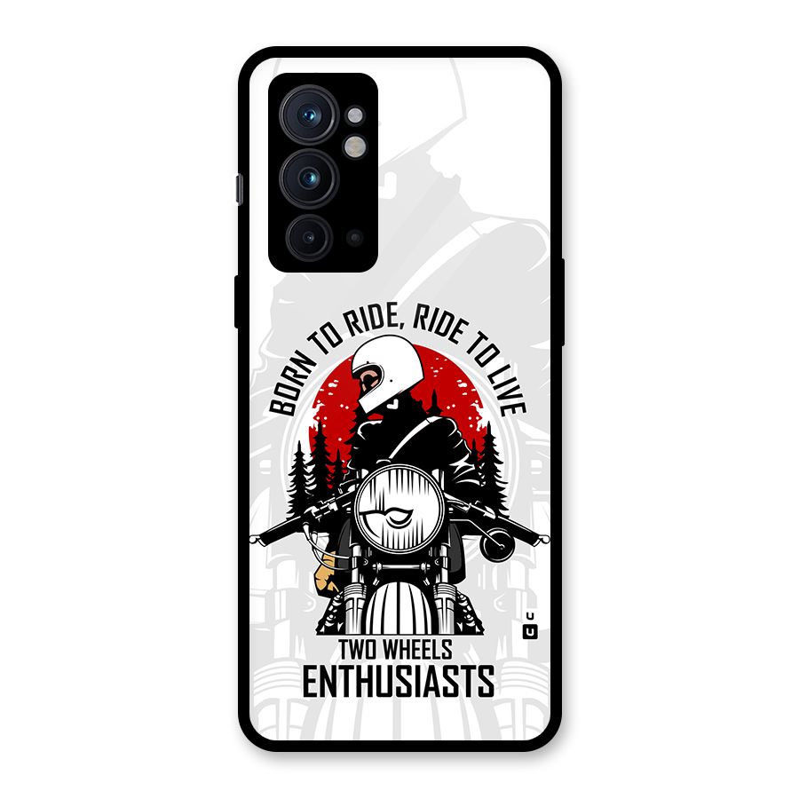 Ride To Live Glass Back Case for OnePlus 9RT 5G