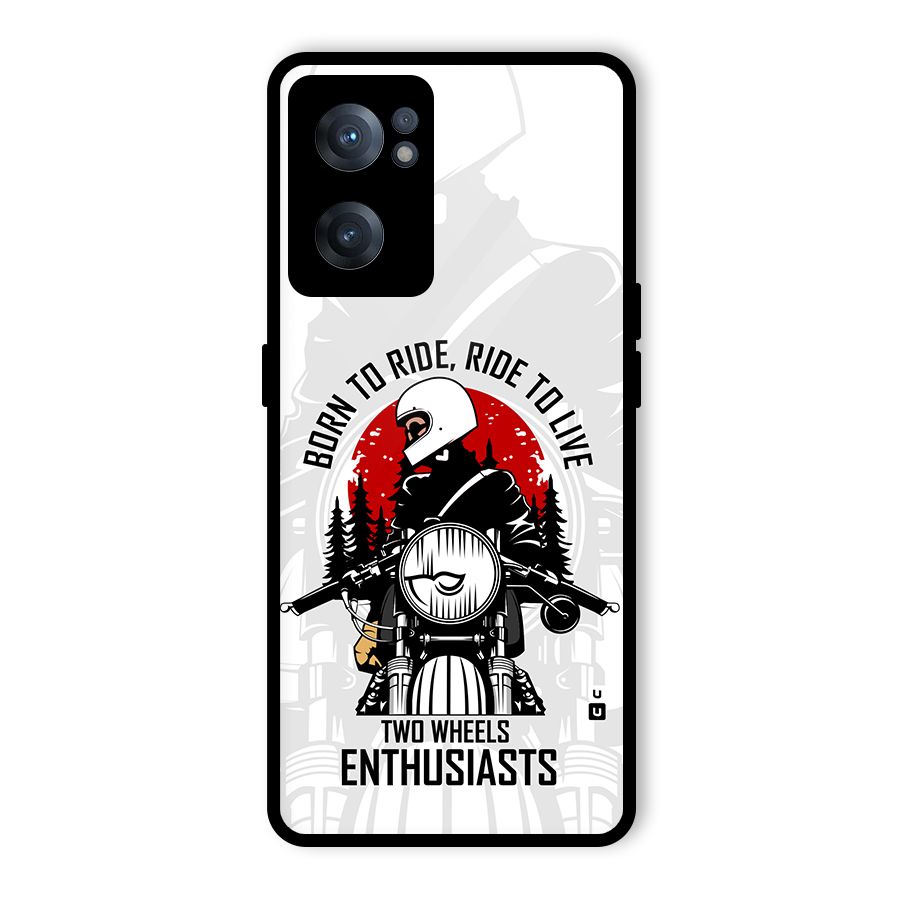 Ride To Live Glass Back Case for OnePlus Nord CE 2 5G