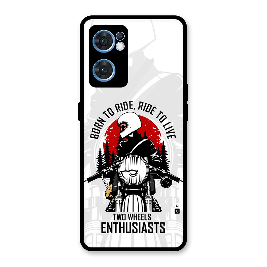 Ride To Live Glass Back Case for Oppo Reno7 5G