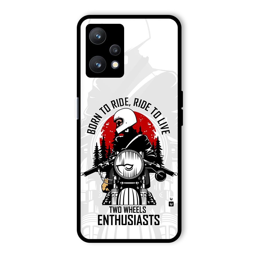 Ride To Live Glass Back Case for Realme 9 Pro 5G