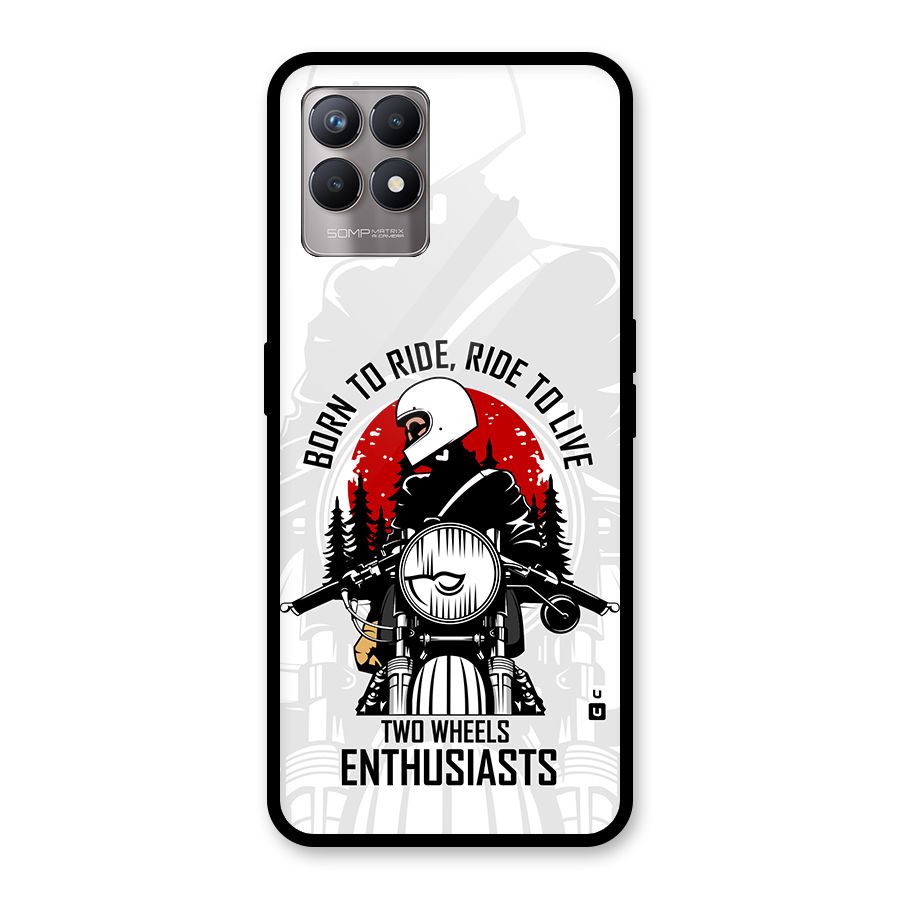 Ride To Live Glass Back Case for Realme Narzo 50