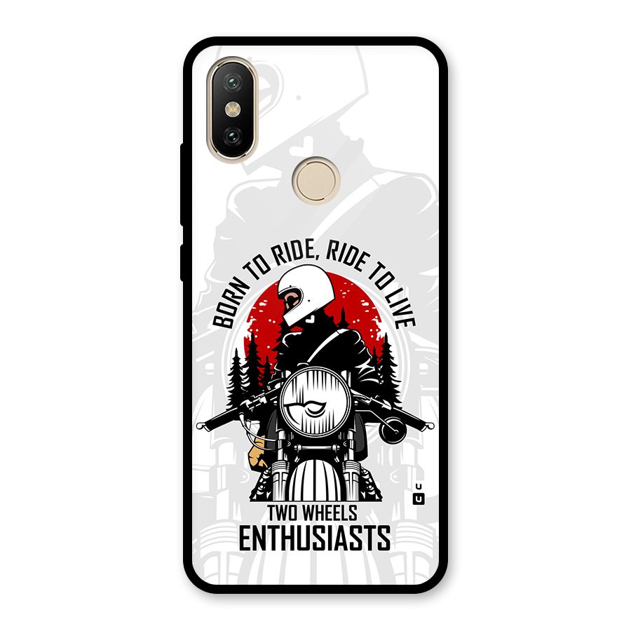 Ride To Live Glass Back Case for Redmi A2
