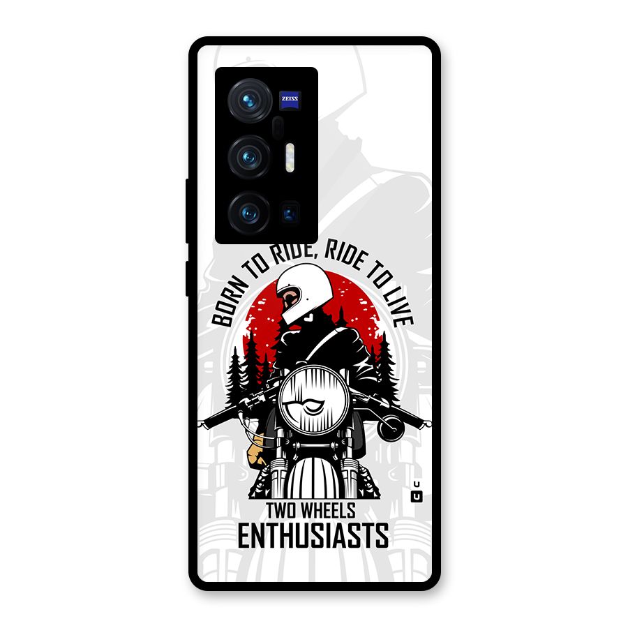 Ride To Live Glass Back Case for Vivo X70 Pro Plus