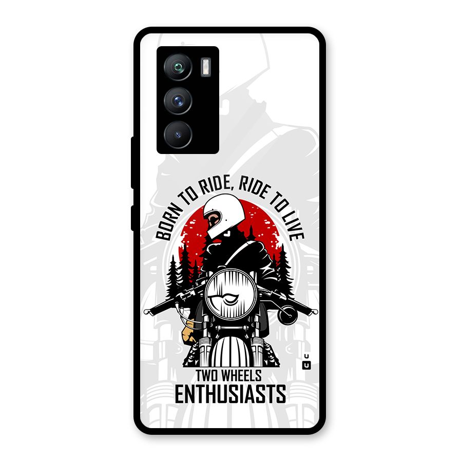 Ride To Live Glass Back Case for Vivo iQOO 9 SE