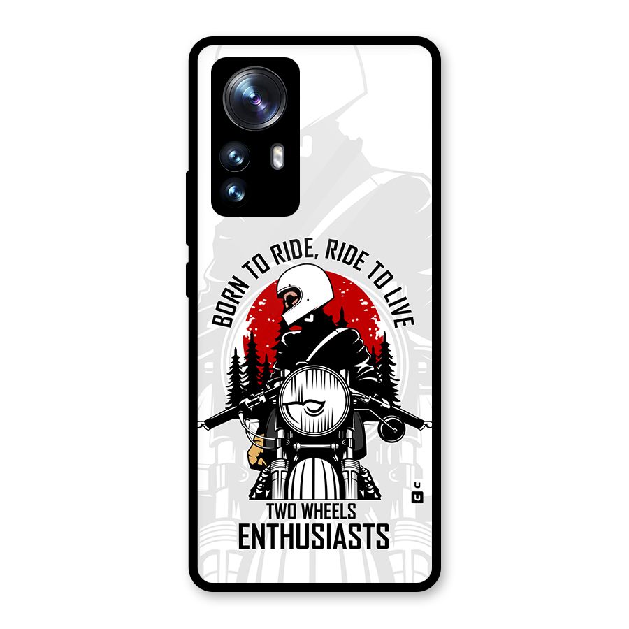 Ride To Live Glass Back Case for Xiaomi 12 Pro