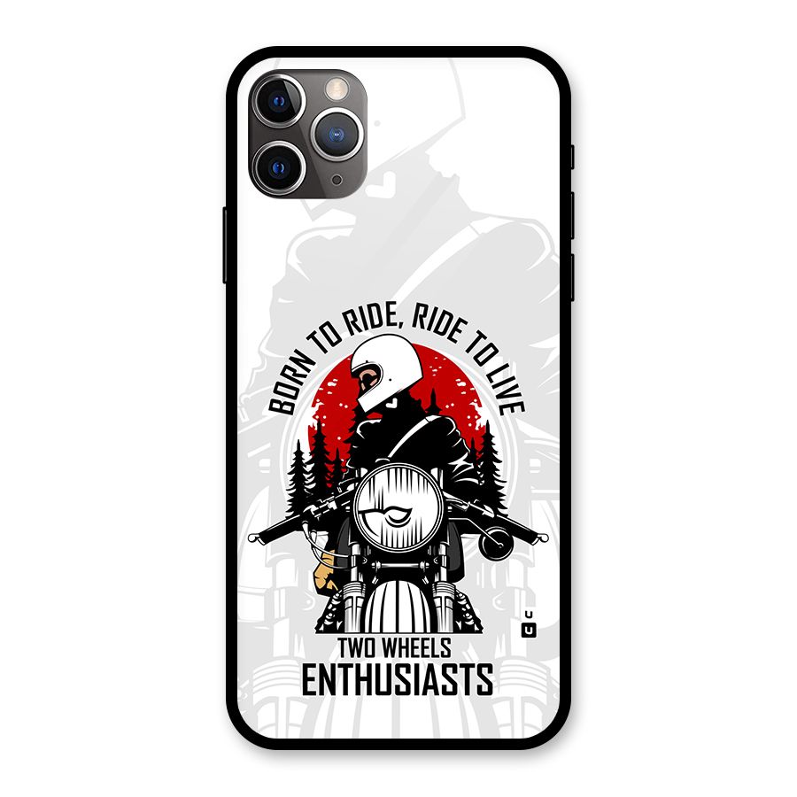 Ride To Live Glass Back Case for iPhone 11 Pro Max