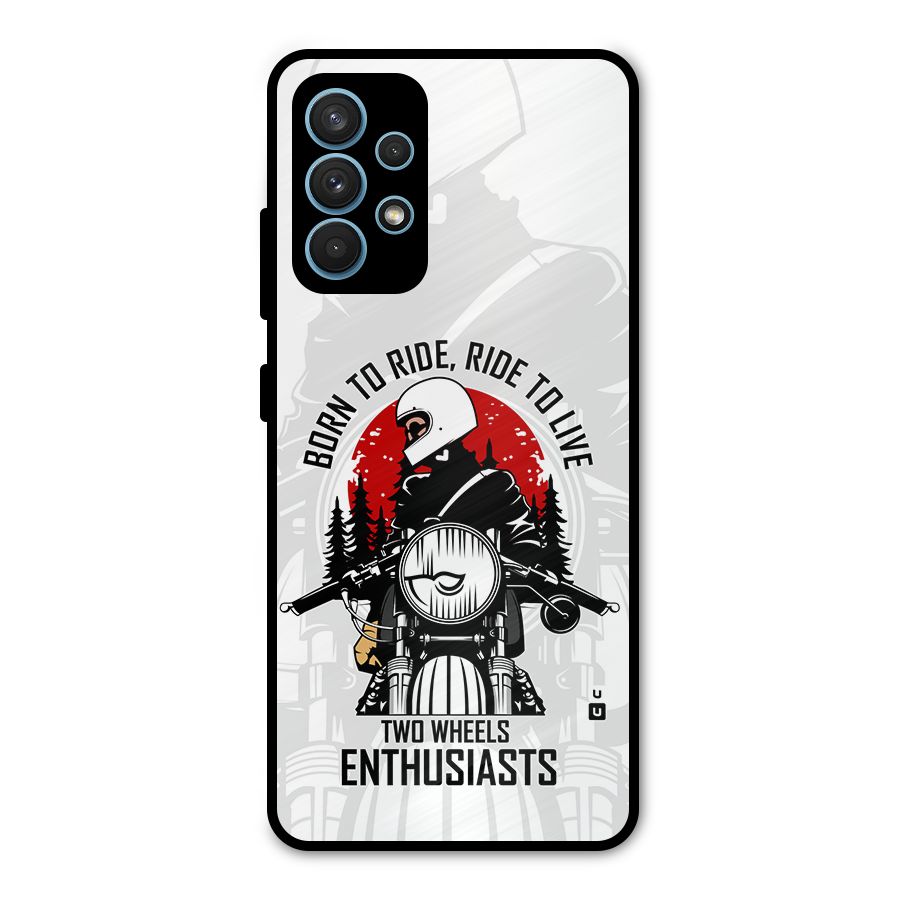Ride To Live Metal Back Case for Galaxy A32