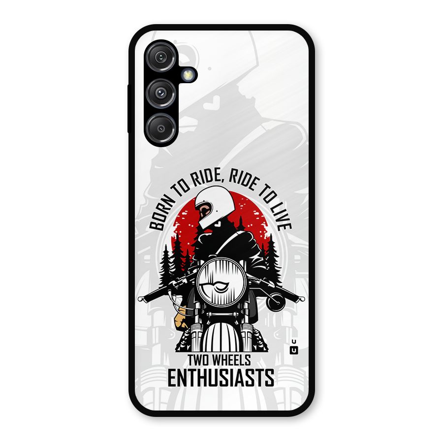 Ride To Live Metal Back Case for Galaxy M34 5G