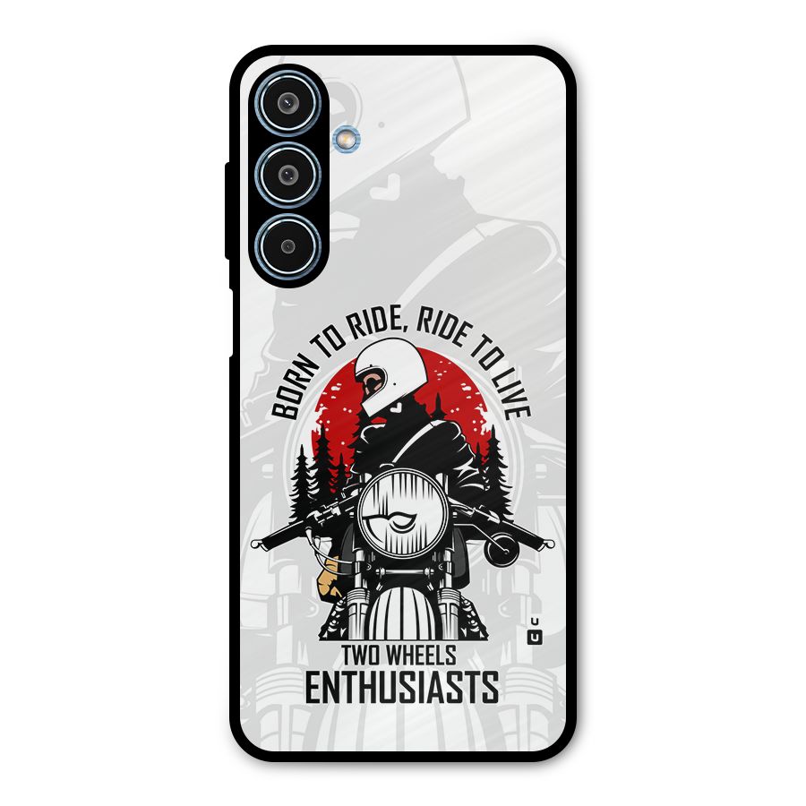 Ride To Live Metal Back Case for Galaxy M35