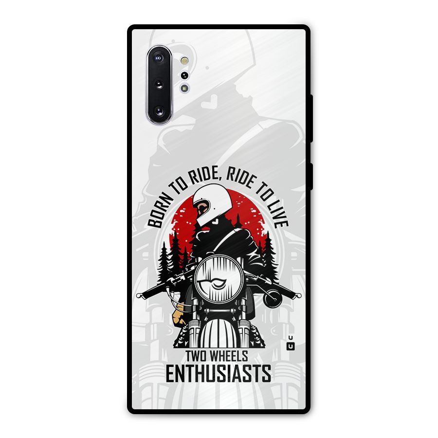 Ride To Live Metal Back Case for Galaxy Note 10 Plus