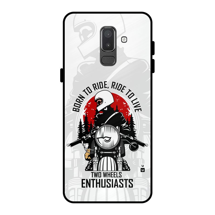 Ride To Live Metal Back Case for Galaxy On8 (2018)