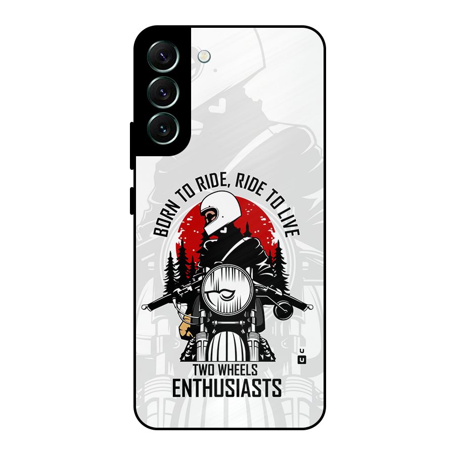 Ride To Live Metal Back Case for Galaxy S22 Plus 5G