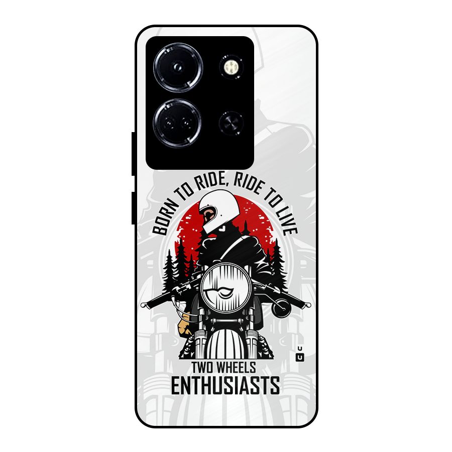 Ride To Live Metal Back Case for Infinix Note 30 5G