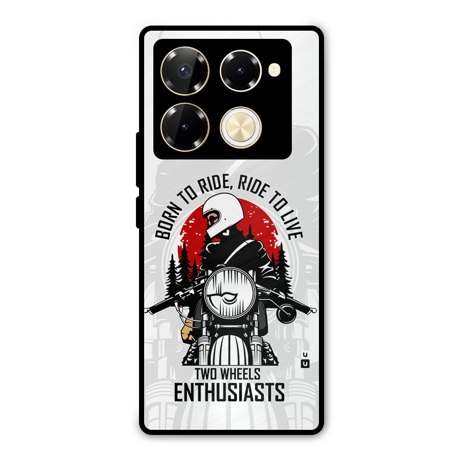 Ride To Live Metal Back Case for Infinix Note 40 Pro Plus