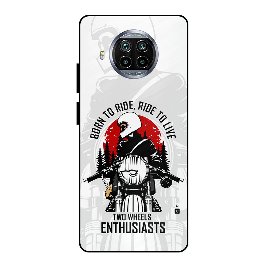 Ride To Live Metal Back Case for Mi 10i