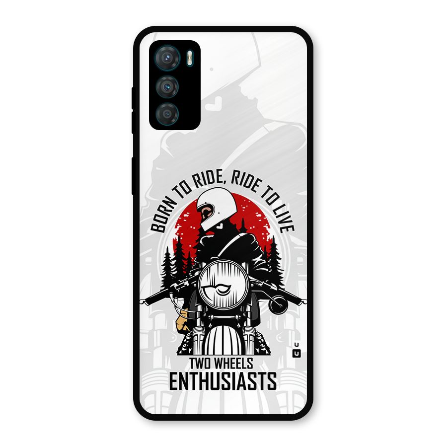 Ride To Live Metal Back Case for Moto G42