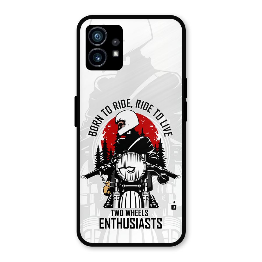 Ride To Live Metal Back Case for Nothing Phone 1