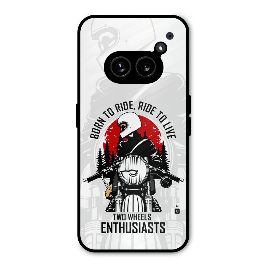 Ride To Live Metal Back Case for Nothing Phone 2a Plus