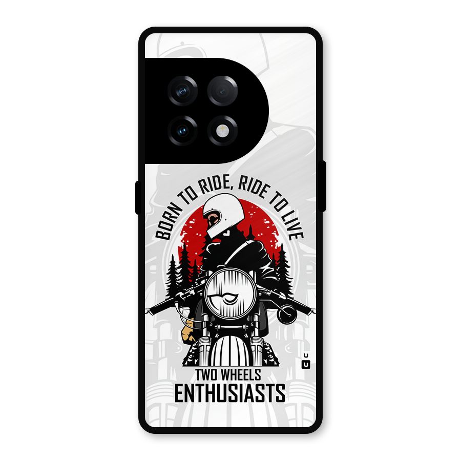 Ride To Live Metal Back Case for OnePlus 11R