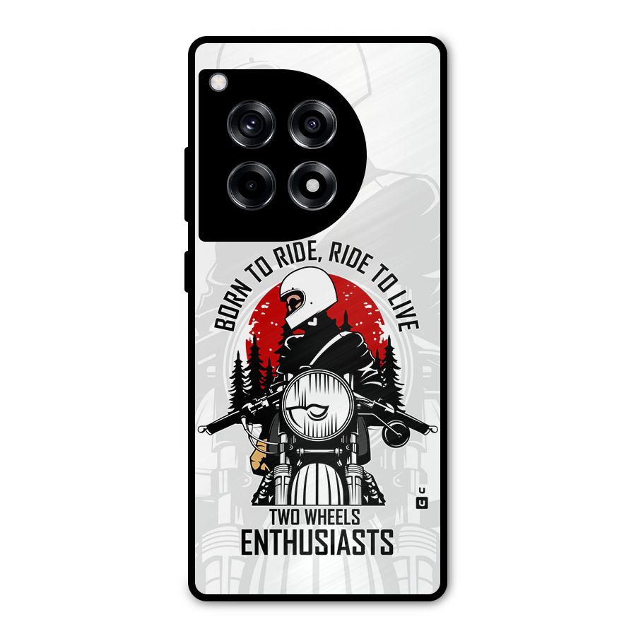 Ride To Live Metal Back Case for OnePlus 12R