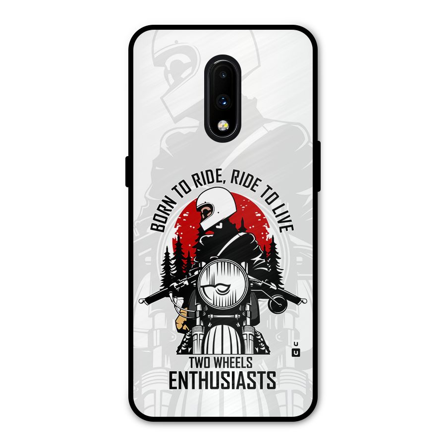 Ride To Live Metal Back Case for OnePlus 7