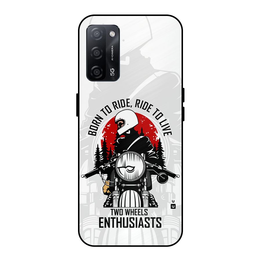 Ride To Live Metal Back Case for Oppo A53s 5G