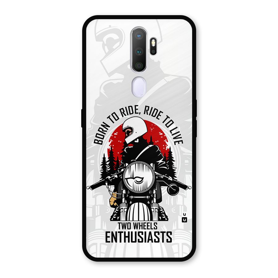 Ride To Live Metal Back Case for Oppo A5 (2020)