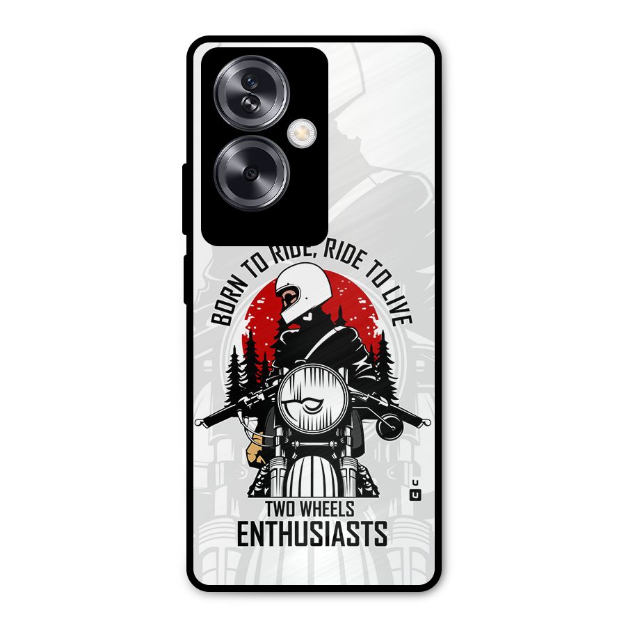 Ride To Live Metal Back Case for Oppo A79 5G