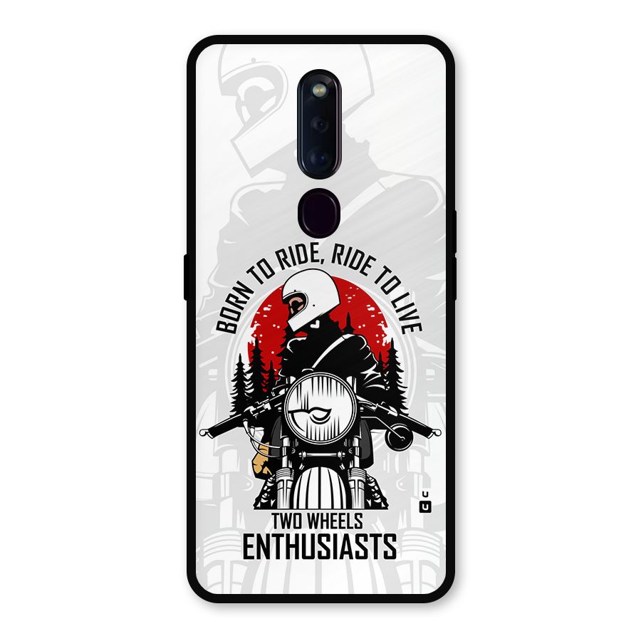 Ride To Live Metal Back Case for Oppo F11 Pro