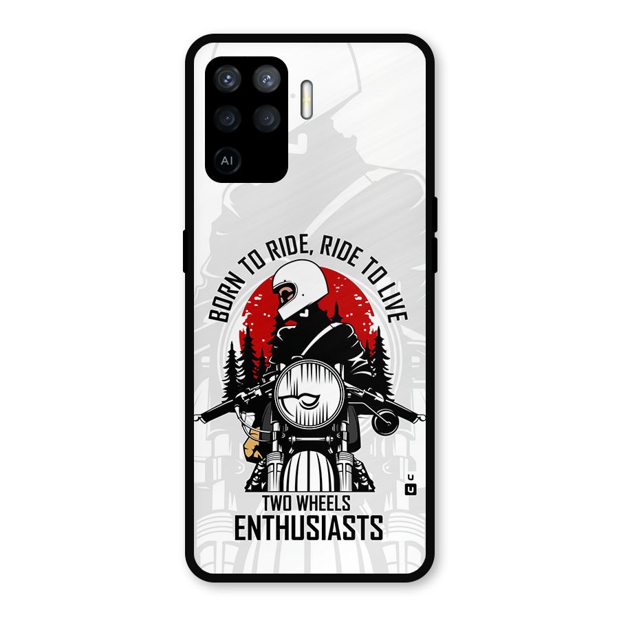 Ride To Live Metal Back Case for Oppo F19 Pro
