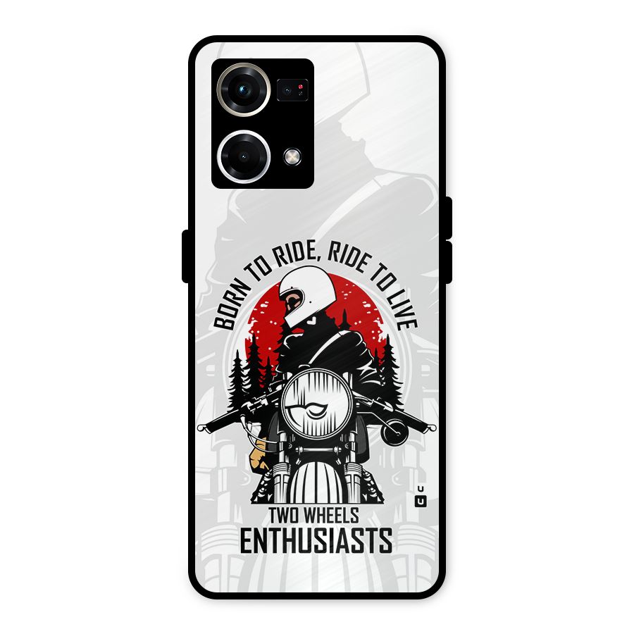 Ride To Live Metal Back Case for Oppo F21 Pro 4G